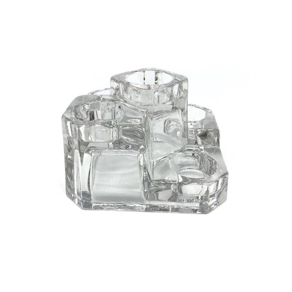PARTYLIGHT Crystal Castle 5 Tier Tealight Candle Holder - Picture 2 of 8